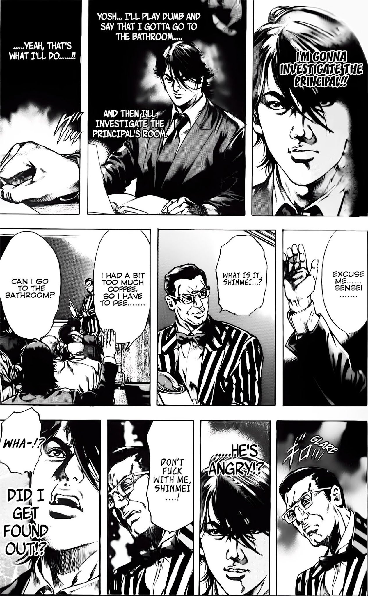 Kyoaku Gakuen Chapter 3 page 3 - Chapter 3 : The Principal's Room of Death