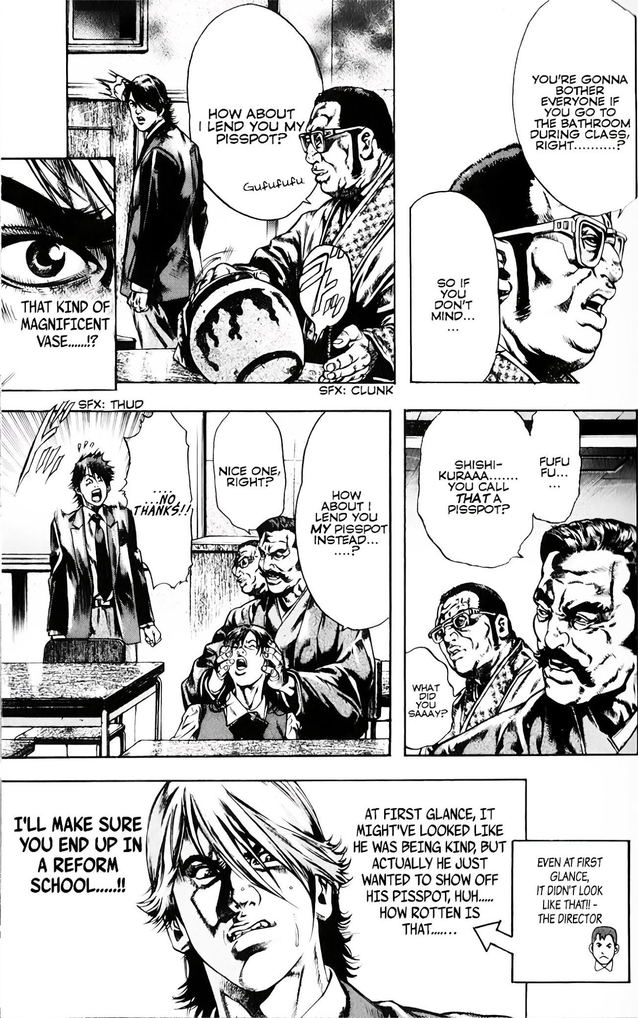Kyoaku Gakuen Chapter 3 page 5 - Chapter 3 : The Principal's Room of Death
