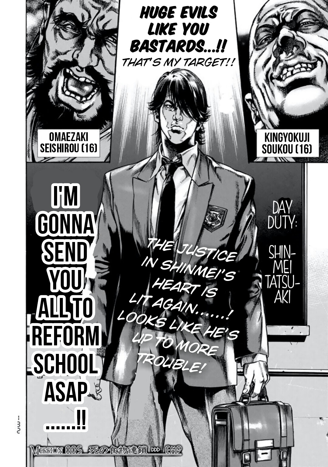 Kyoaku Gakuen Chapter 5 page 16 - Chapter 5: Food Chain of Death