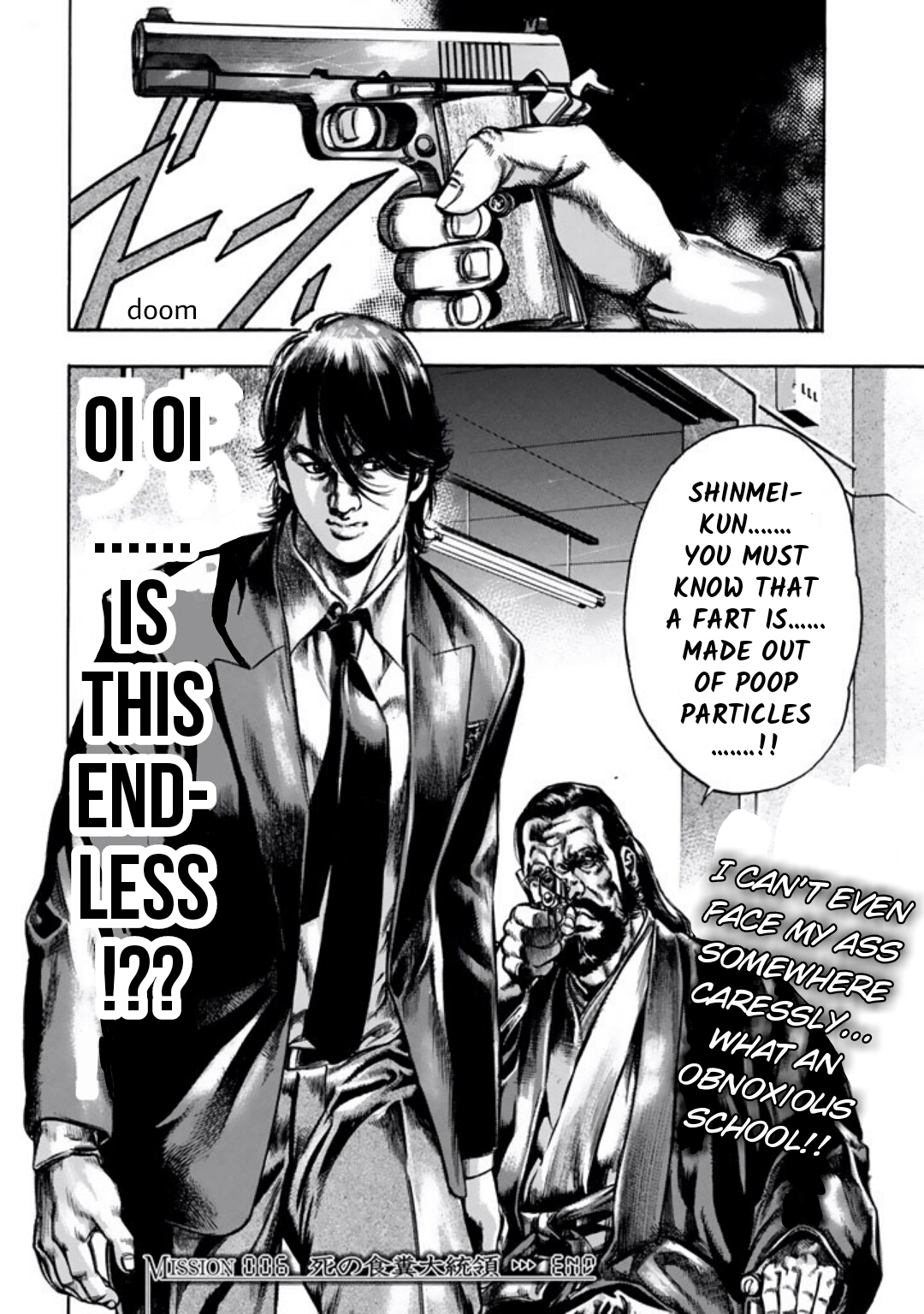 Kyoaku Gakuen Chapter 6 page 23 - Chapter 6: Coprophagic President of Death