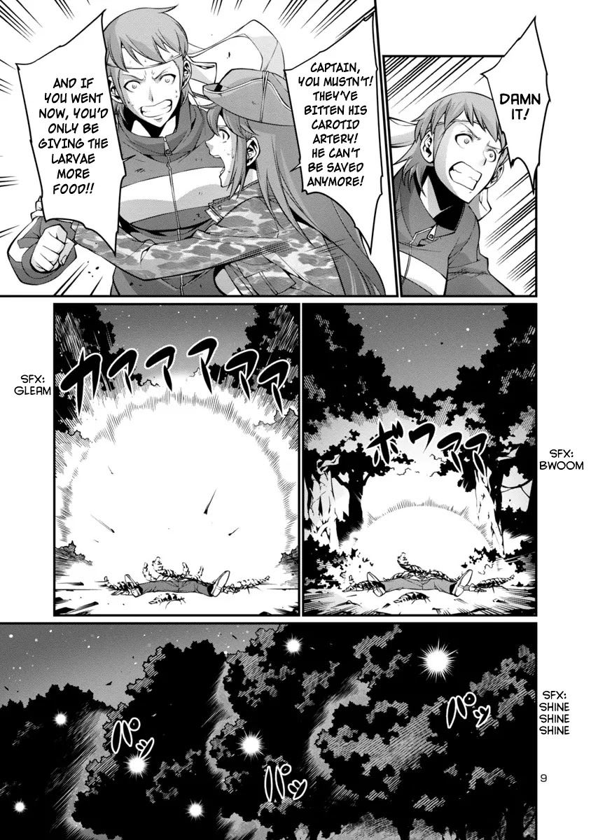 Kyochuu Rettou Chapter 15 page 9 - Chapter 15: Night Attack - Part 2