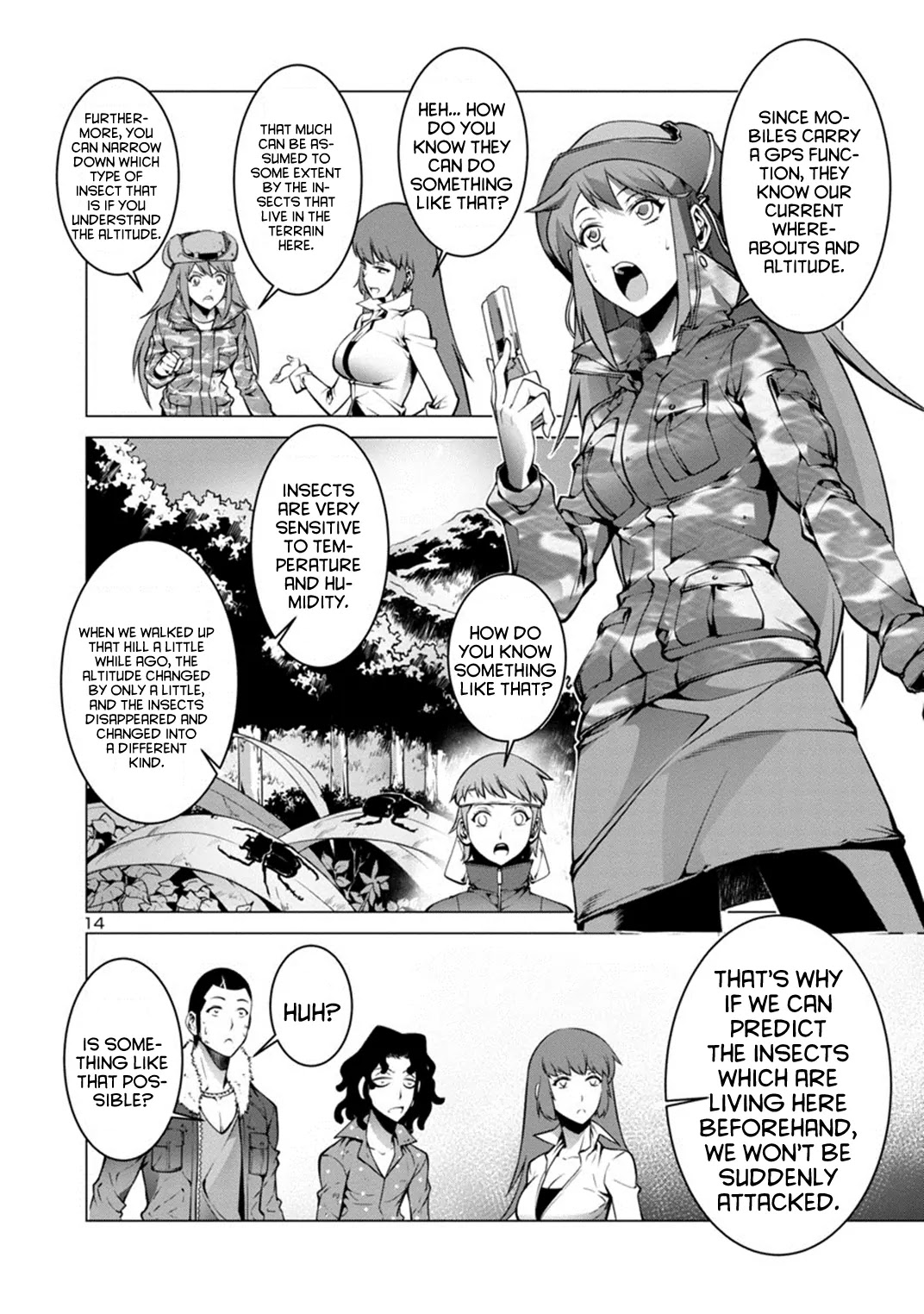 Kyochuu Rettou Chapter 2 page 14 - Chapter 2: The Den