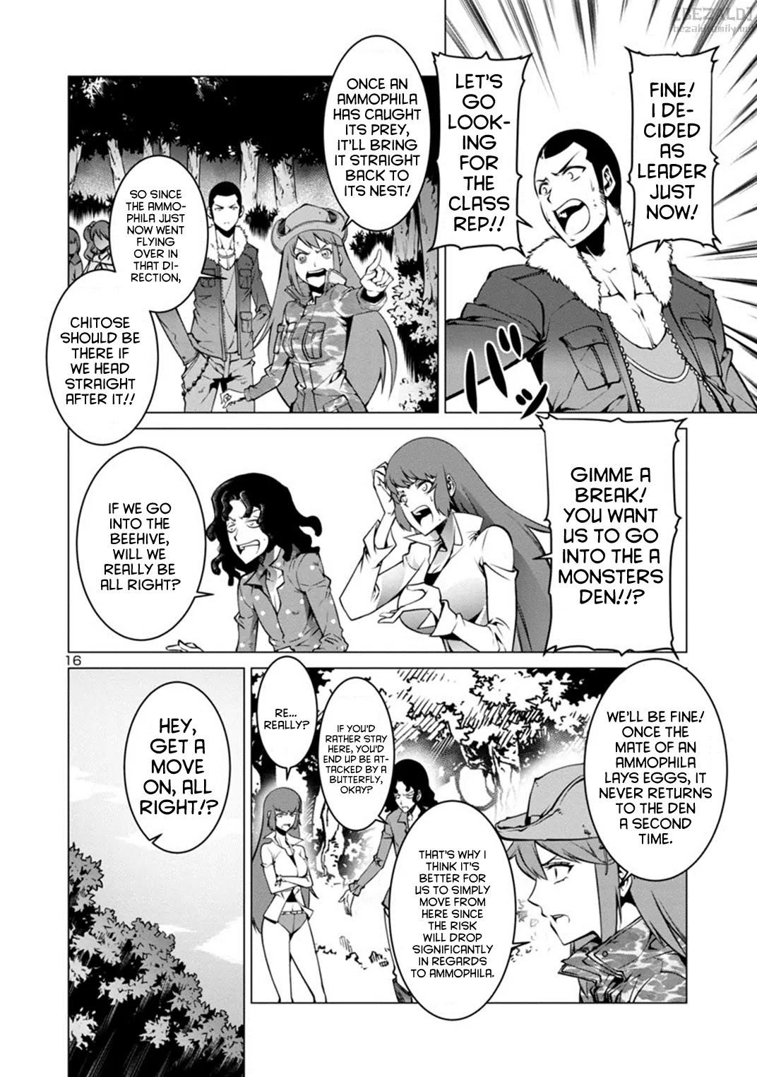Kyochuu Rettou Chapter 2 page 16 - Chapter 2: The Den