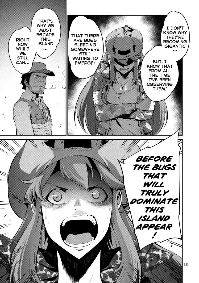 Kyochuu Rettou Chapter 33 page 13 - Chapter 33: Harbinger - Part 2