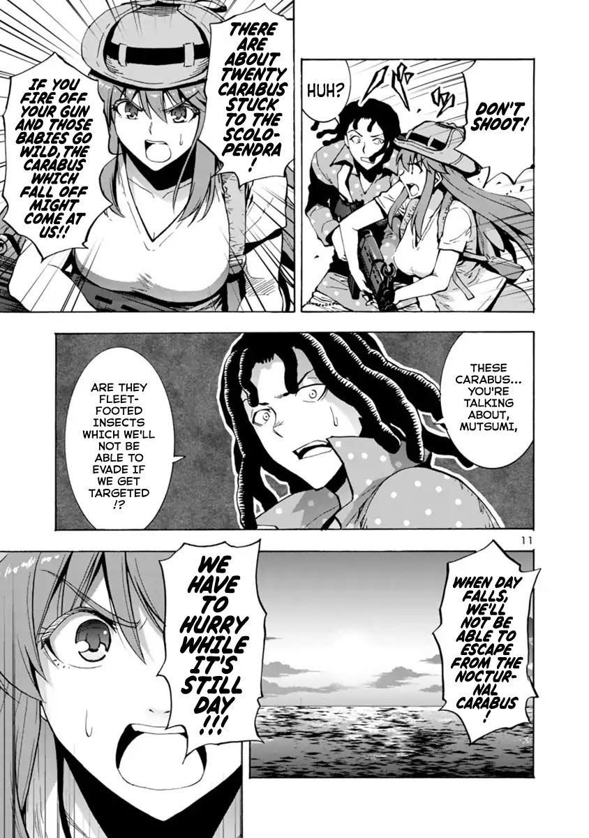 Kyochuu Rettou Chapter 40 page 11 - Chapter 40: Returning Alive - Part 01