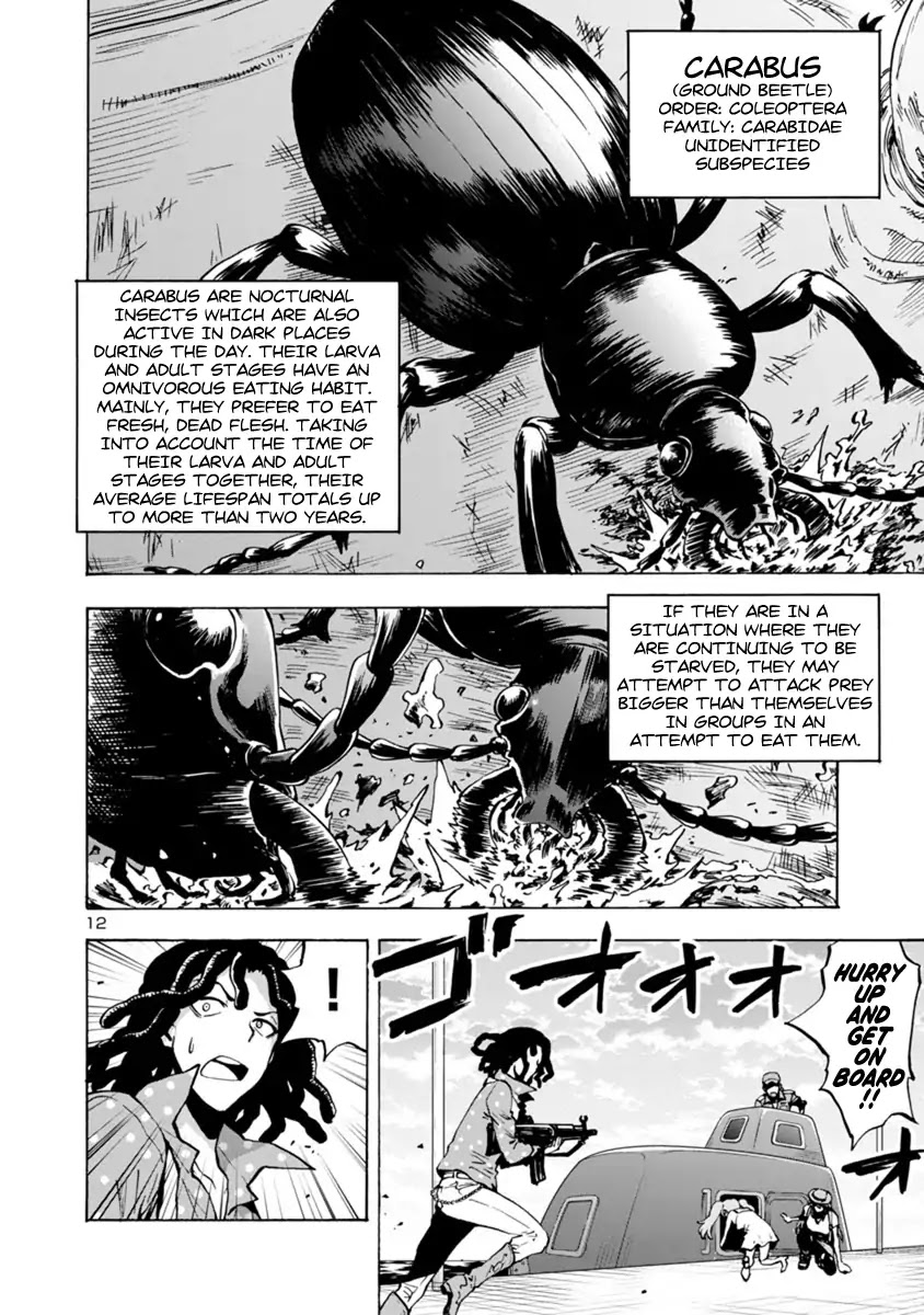 Kyochuu Rettou Chapter 40 page 12 - Chapter 40: Returning Alive - Part 01