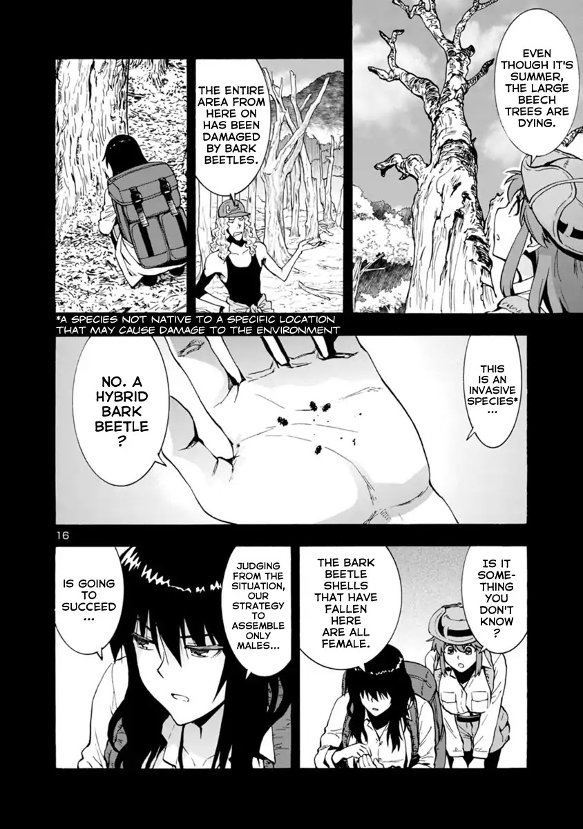 Kyochuu Rettou Chapter 44 page 16 - Chapter 44: Extra Chapter: How to walk in the mountains [END]