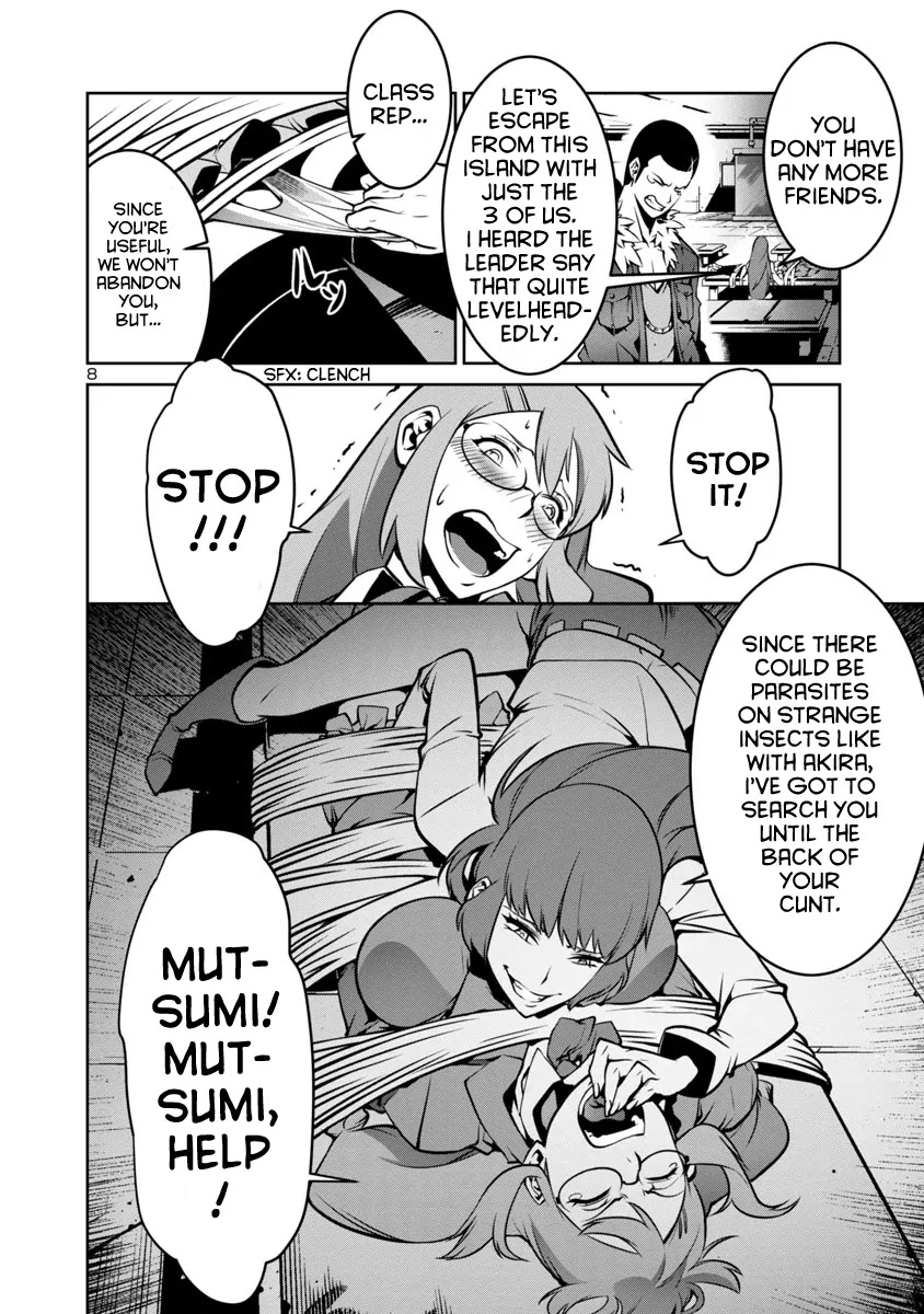 Kyochuu Rettou Chapter 7 page 8 - Chapter 7: The Facility - Part 2