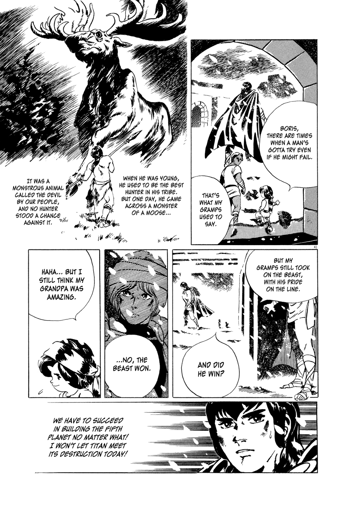 Kyojintachi no Densetsu Chapter 1 page 44 - Chapter 1: Legend of Giants Part 1: Burning 5th Planet