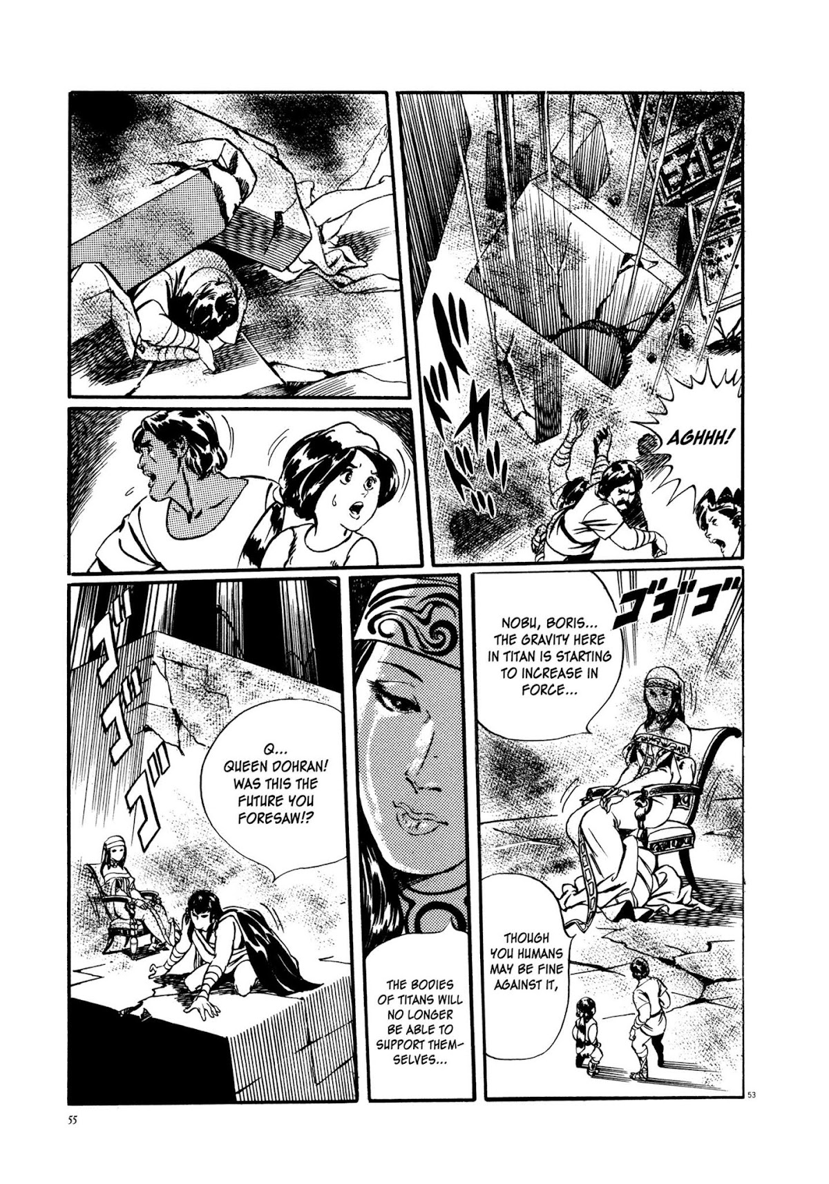 Kyojintachi no Densetsu Chapter 1 page 56 - Chapter 1: Legend of Giants Part 1: Burning 5th Planet