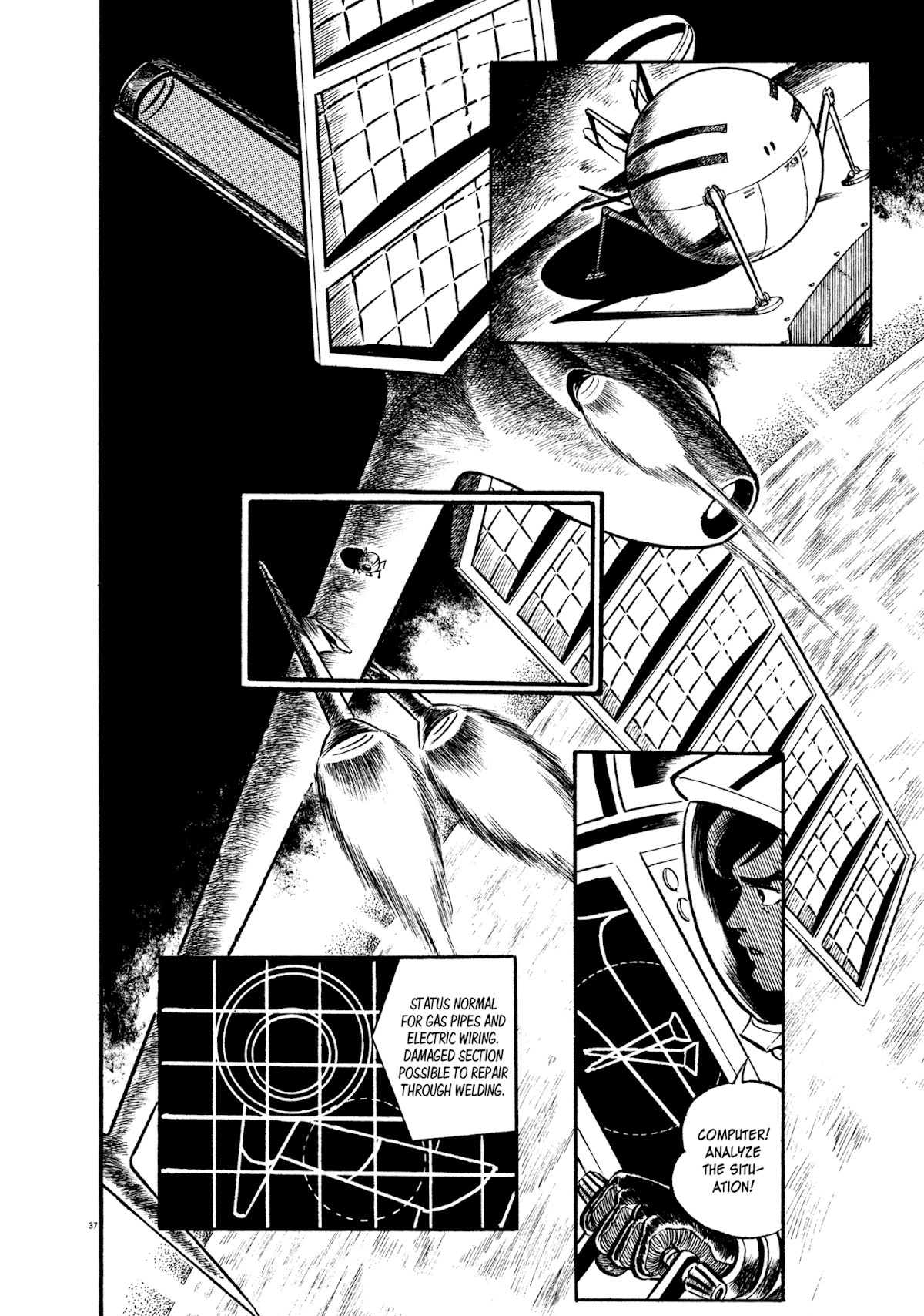 Kyojintachi no Densetsu Chapter 3 page 38 - Chapter 3: Icarus Asteroid