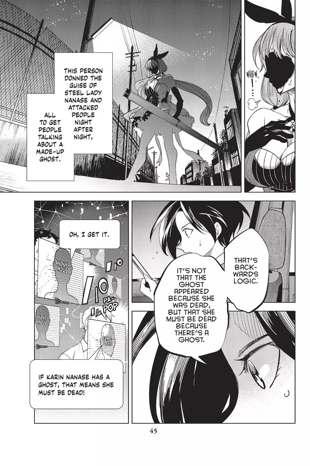 Kyokou Suiri Chapter 11 page 46 - Chapter 11: The Unstoppable Avenger