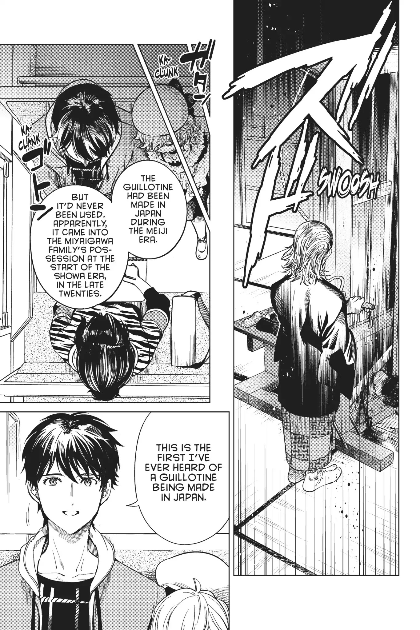 Kyokou Suiri Chapter 21 page 32 - Chapter 21: Guillotine Sanshirô Part One