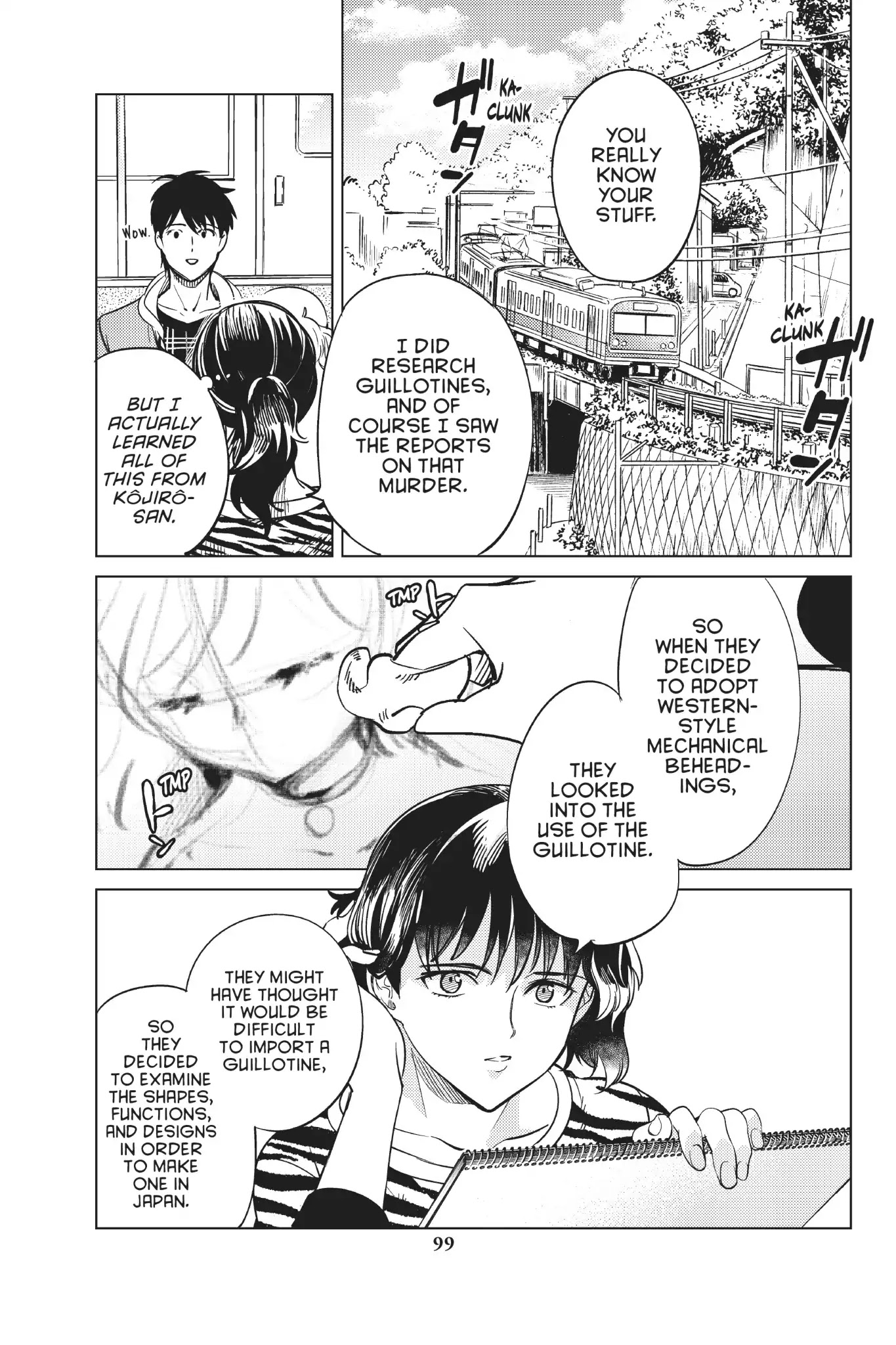 Kyokou Suiri Chapter 21 page 34 - Chapter 21: Guillotine Sanshirô Part One