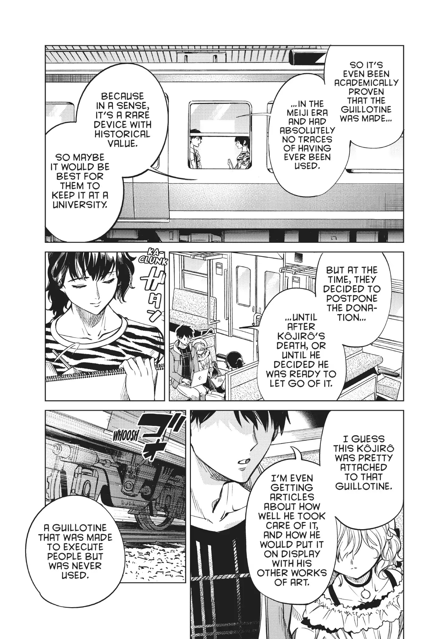 Kyokou Suiri Chapter 21 page 36 - Chapter 21: Guillotine Sanshirô Part One