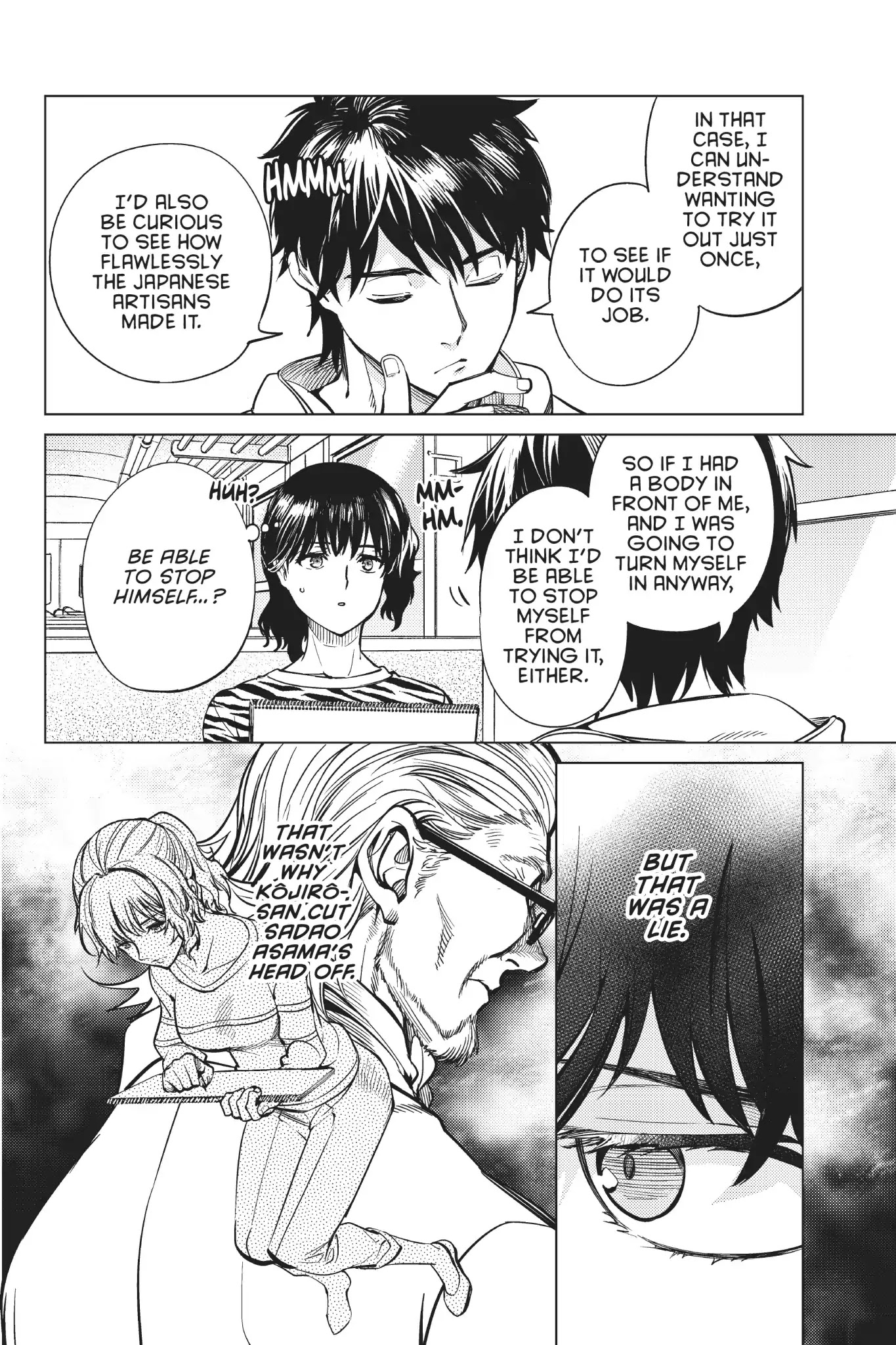 Kyokou Suiri Chapter 21 page 37 - Chapter 21: Guillotine Sanshirô Part One