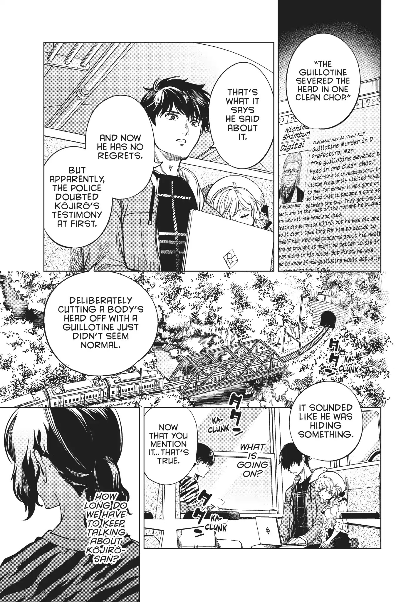 Kyokou Suiri Chapter 21 page 38 - Chapter 21: Guillotine Sanshirô Part One