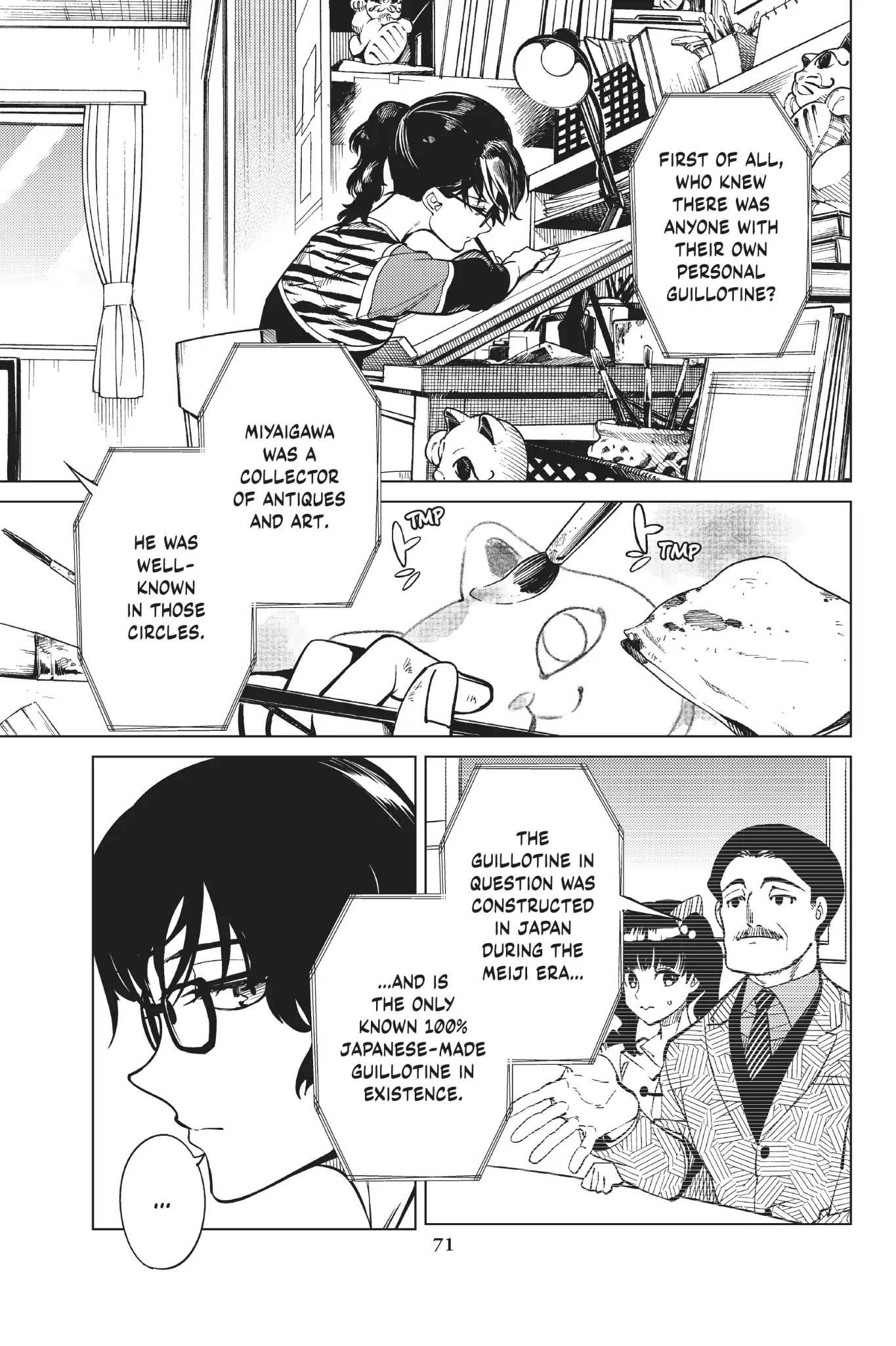 Kyokou Suiri Chapter 21 page 7 - Chapter 21: Guillotine Sanshirô Part One