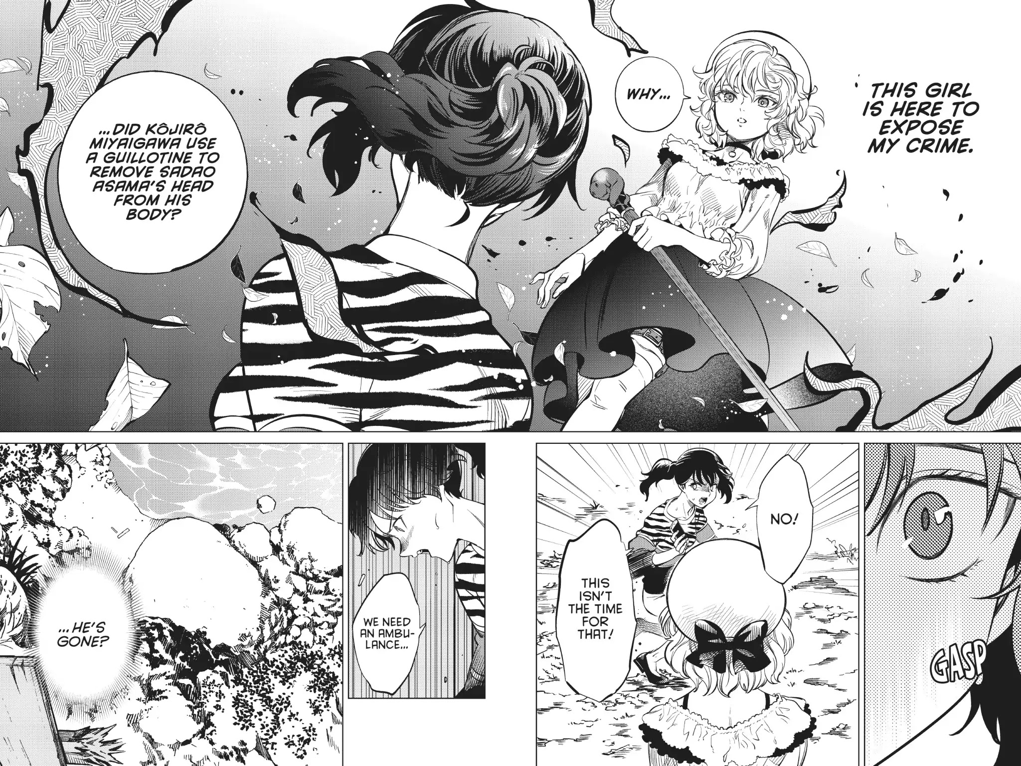Kyokou Suiri Chapter 22 page 16 - Chapter 22: Guillotine Sanshirô Part Two
