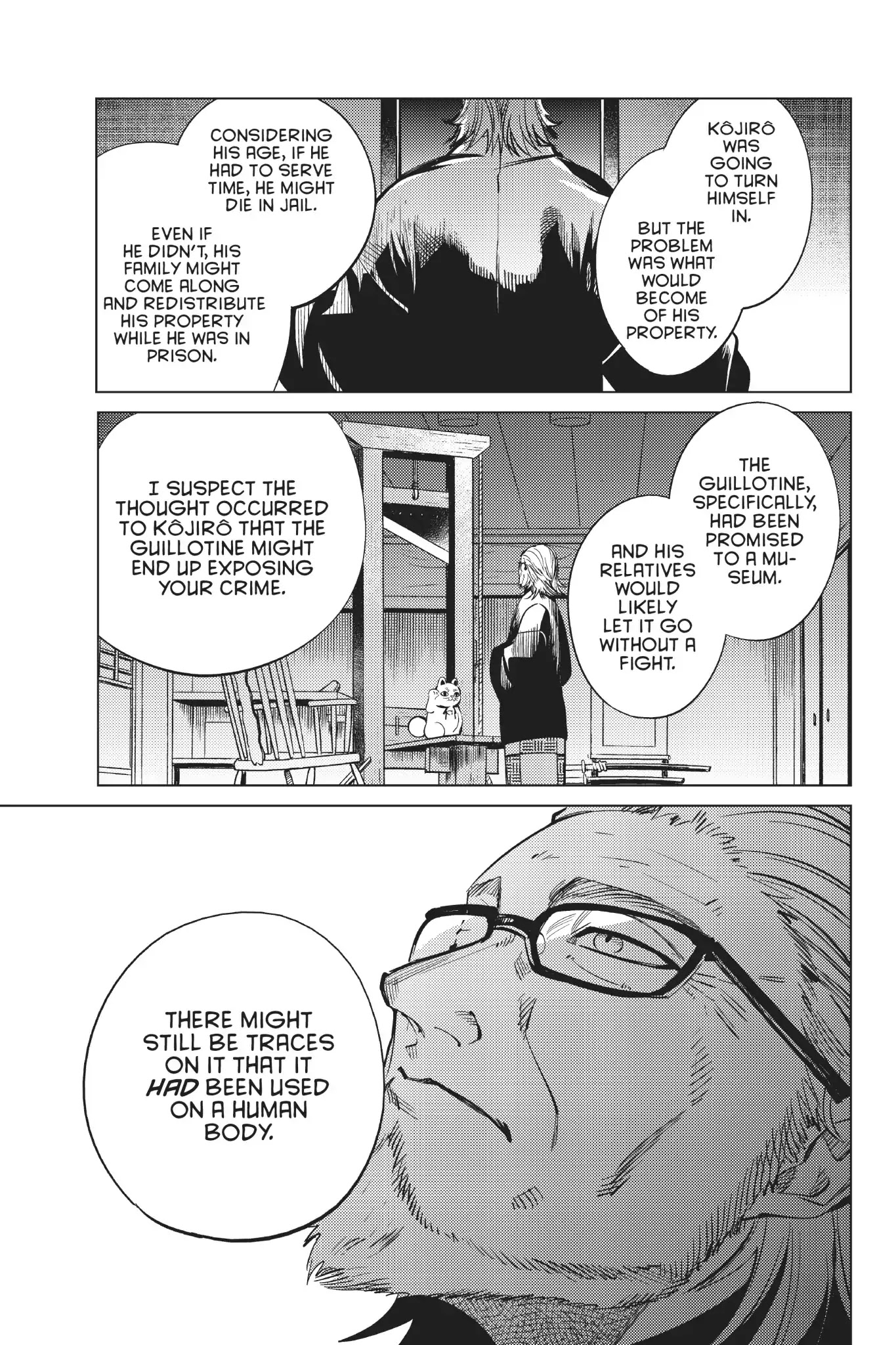 Kyokou Suiri Chapter 22 page 34 - Chapter 22: Guillotine Sanshirô Part Two