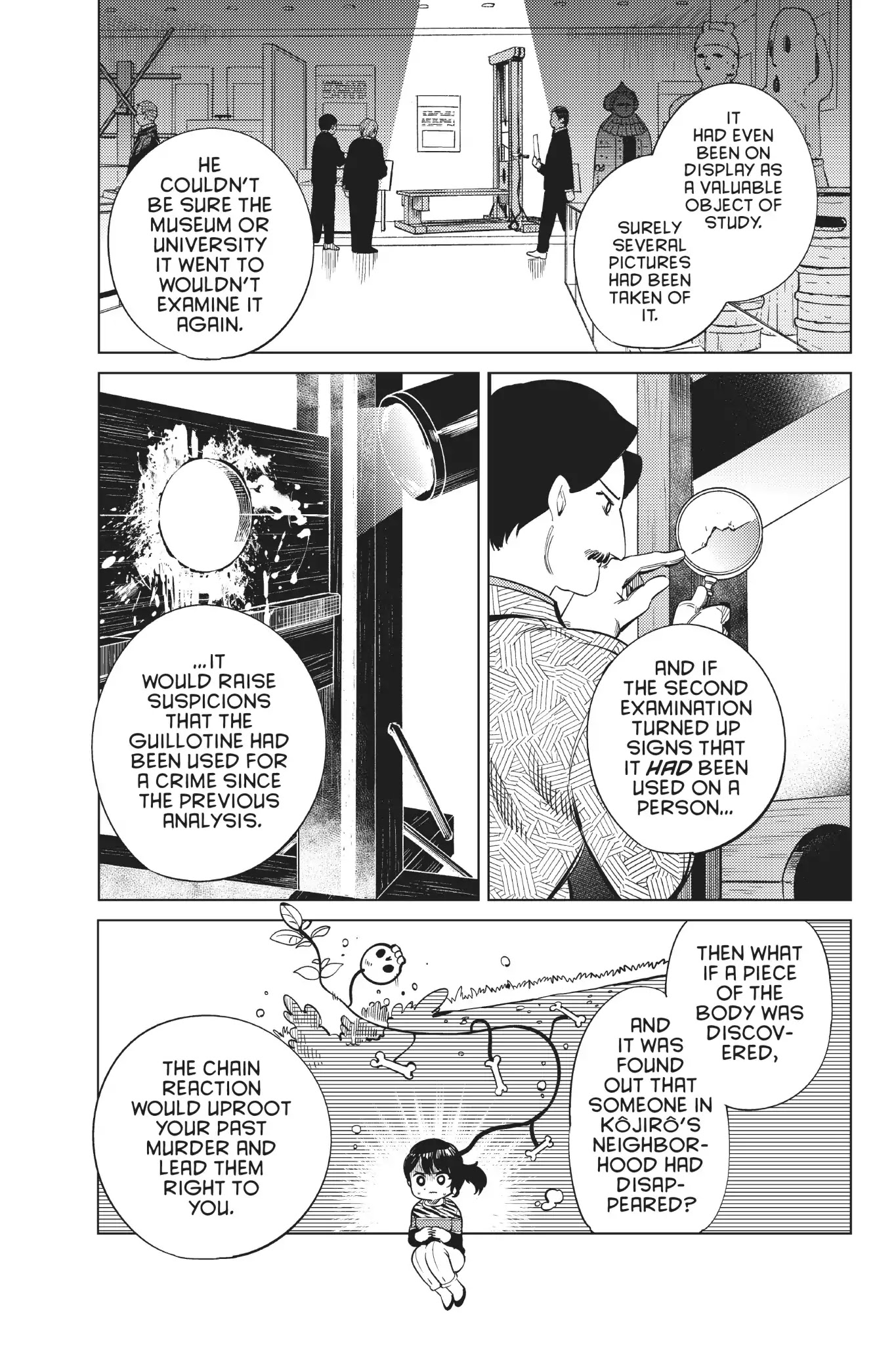 Kyokou Suiri Chapter 22 page 36 - Chapter 22: Guillotine Sanshirô Part Two