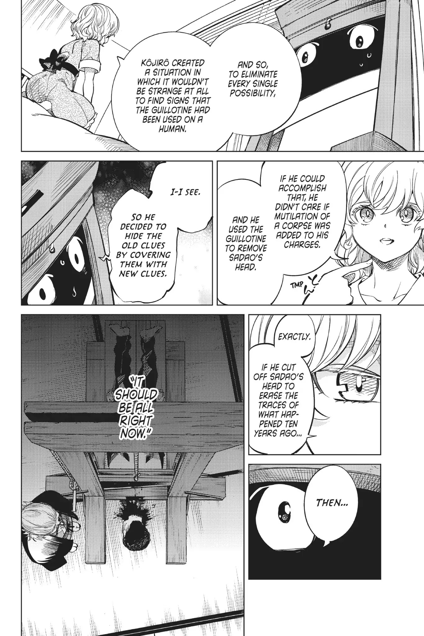 Kyokou Suiri Chapter 22 page 37 - Chapter 22: Guillotine Sanshirô Part Two