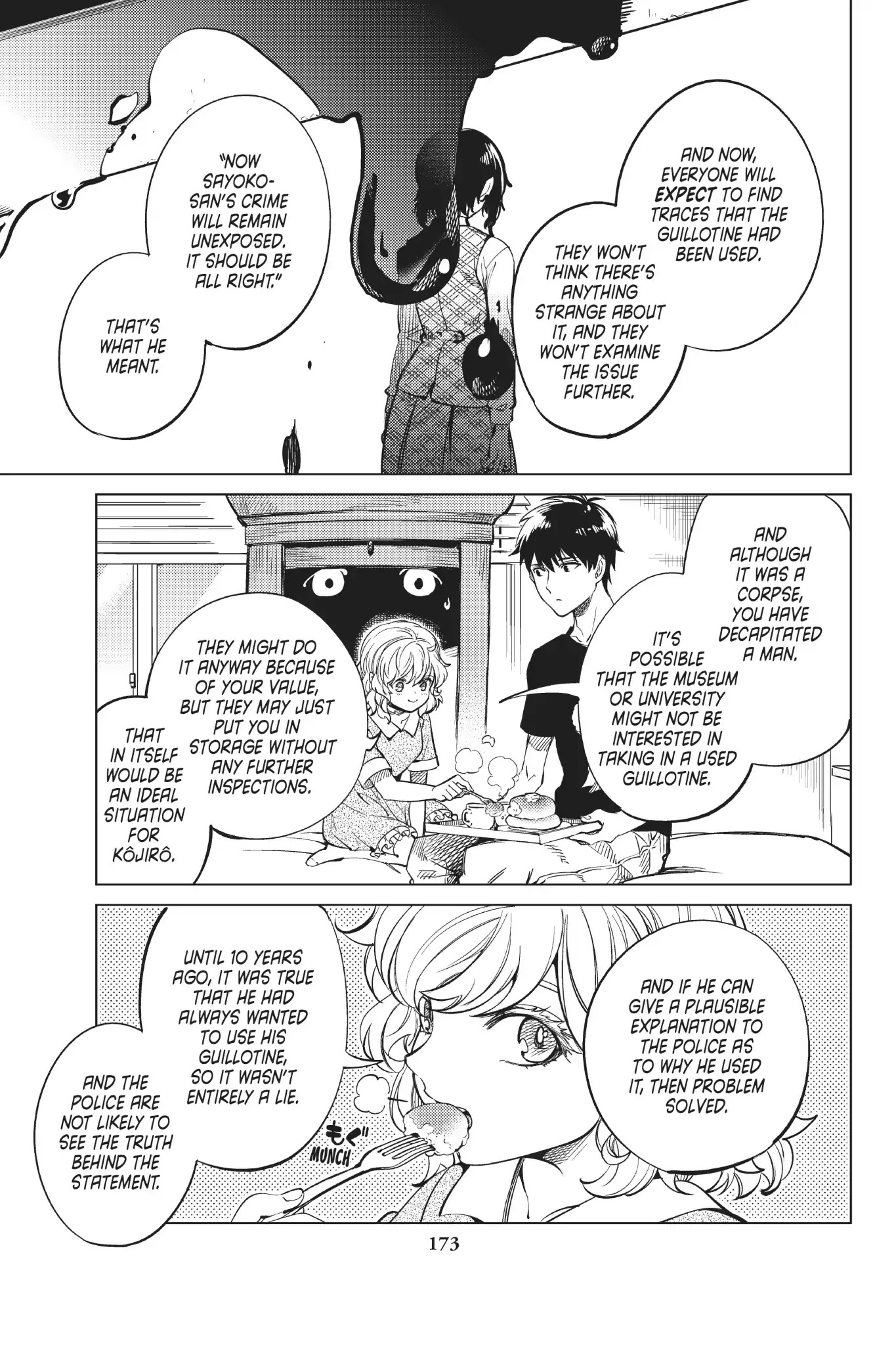 Kyokou Suiri Chapter 22 page 38 - Chapter 22: Guillotine Sanshirô Part Two
