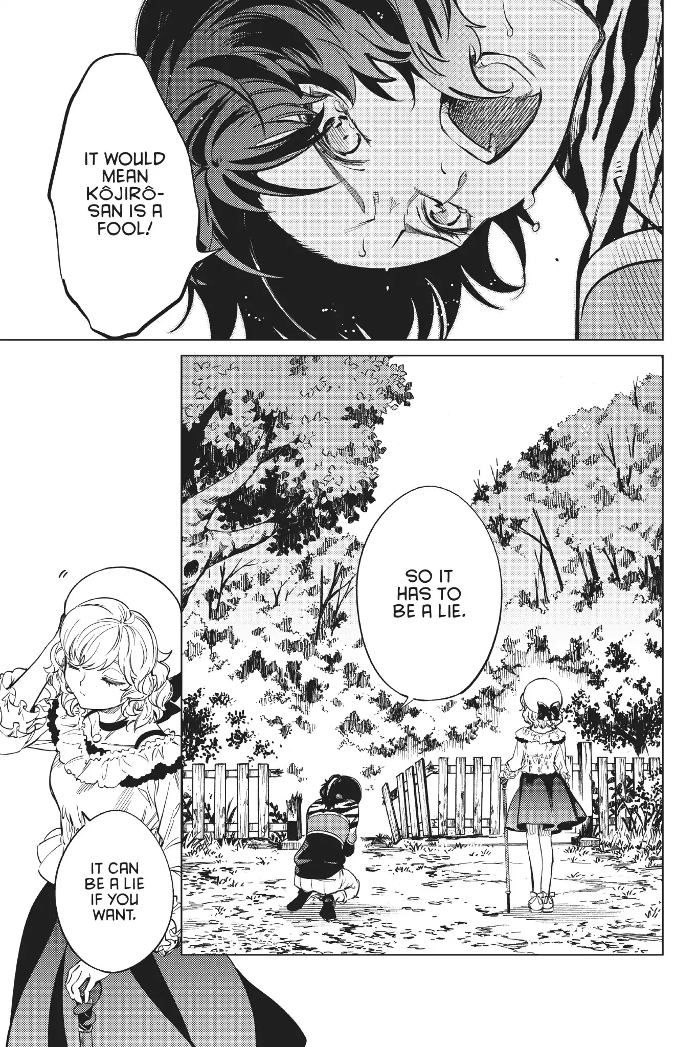 Kyokou Suiri Chapter 22 page 42 - Chapter 22: Guillotine Sanshirô Part Two