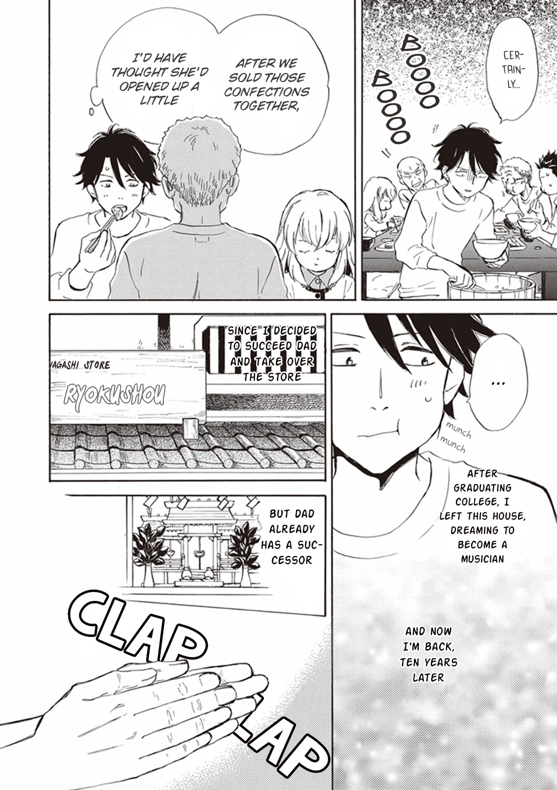 Kyoto & Wagashi & Family Chapter 2 page 6 - Chapter 2: A Day in the Life