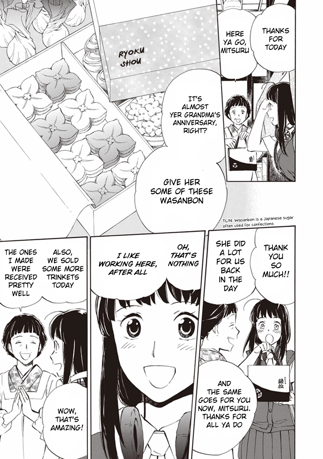 Kyoto & Wagashi & Family Chapter 4 page 7 - Chapter 4: Echoes in the Four Petals