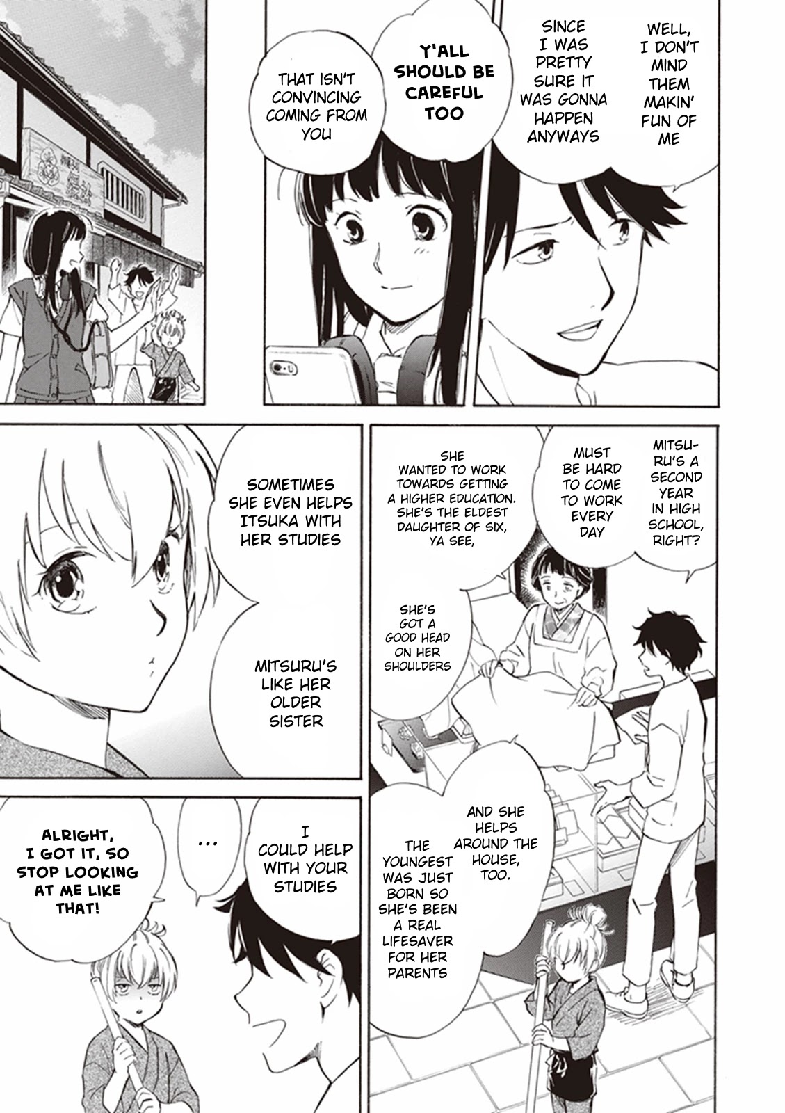Kyoto & Wagashi & Family Chapter 4 page 9 - Chapter 4: Echoes in the Four Petals