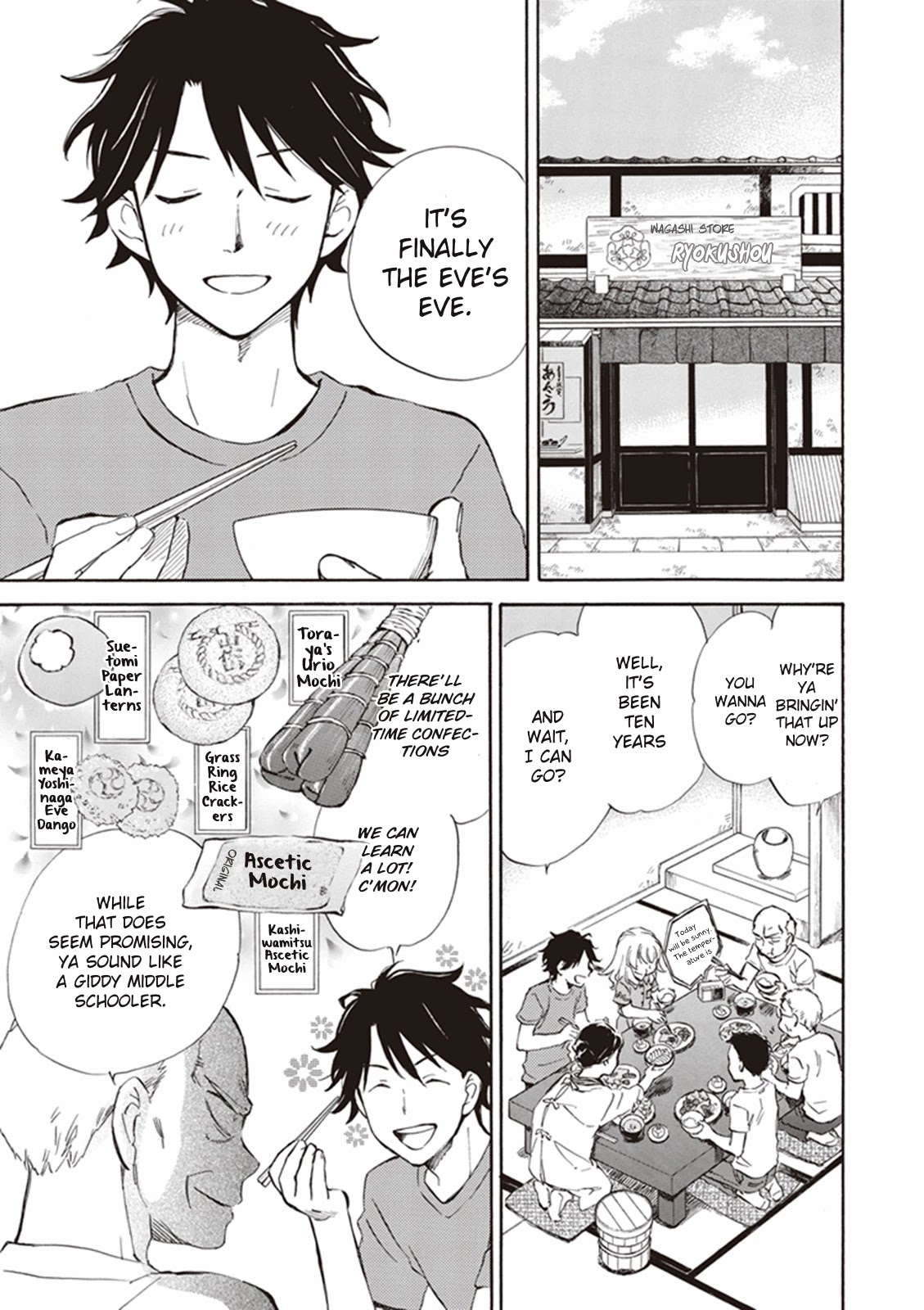 Kyoto & Wagashi & Family Chapter 5 page 5 - Chapter 5: Though Faint