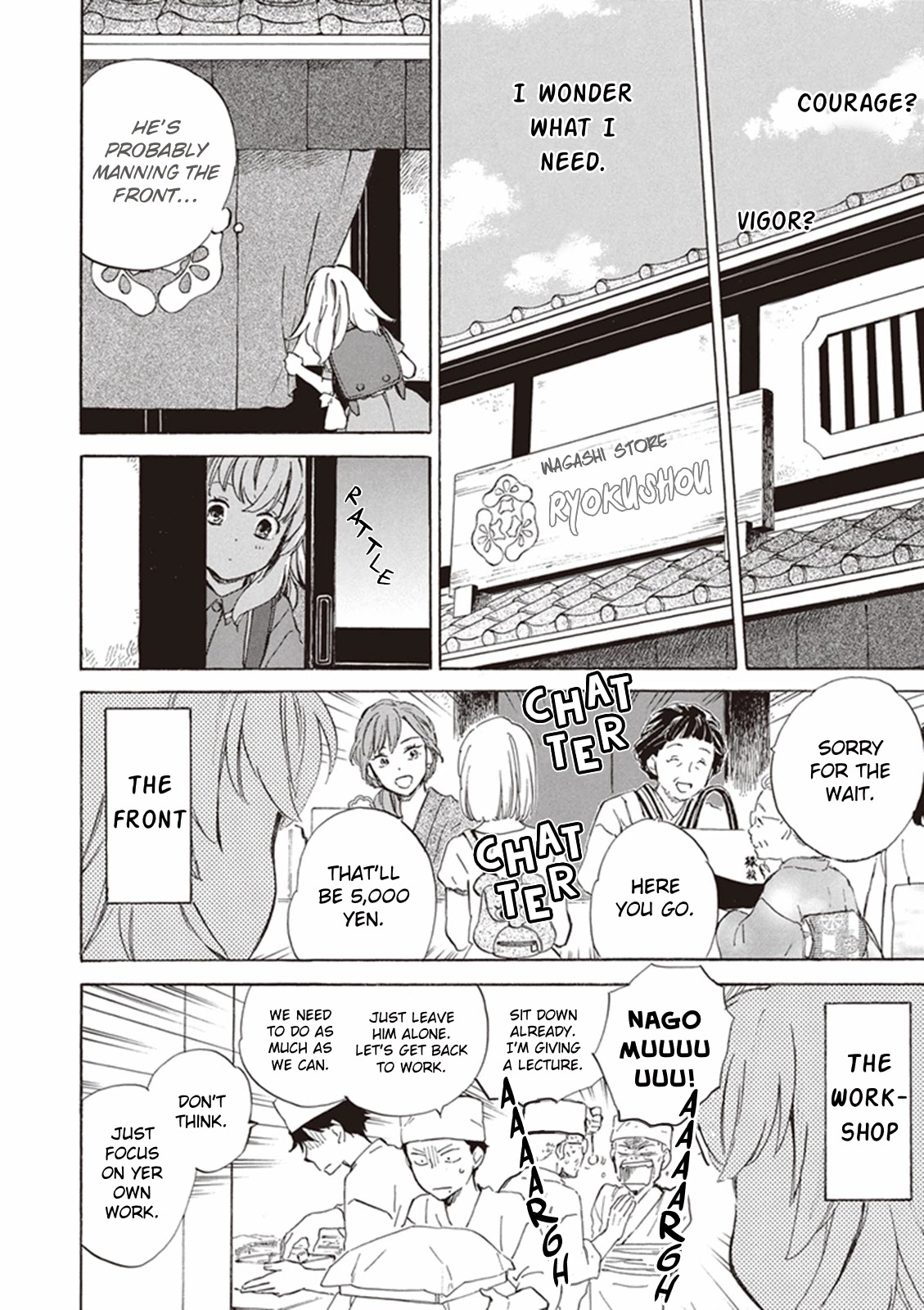 Kyoto & Wagashi & Family Chapter 6 page 21 - Chapter 6: Natsuyoi Accompaniment