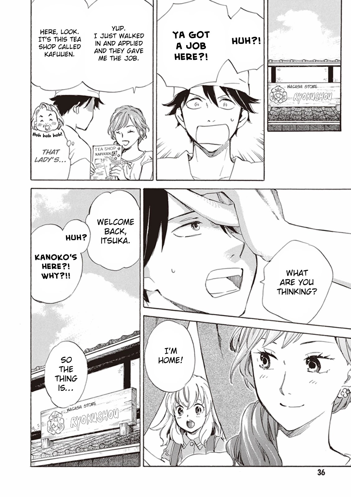 Kyoto & Wagashi & Family Chapter 6 page 37 - Chapter 6: Natsuyoi Accompaniment