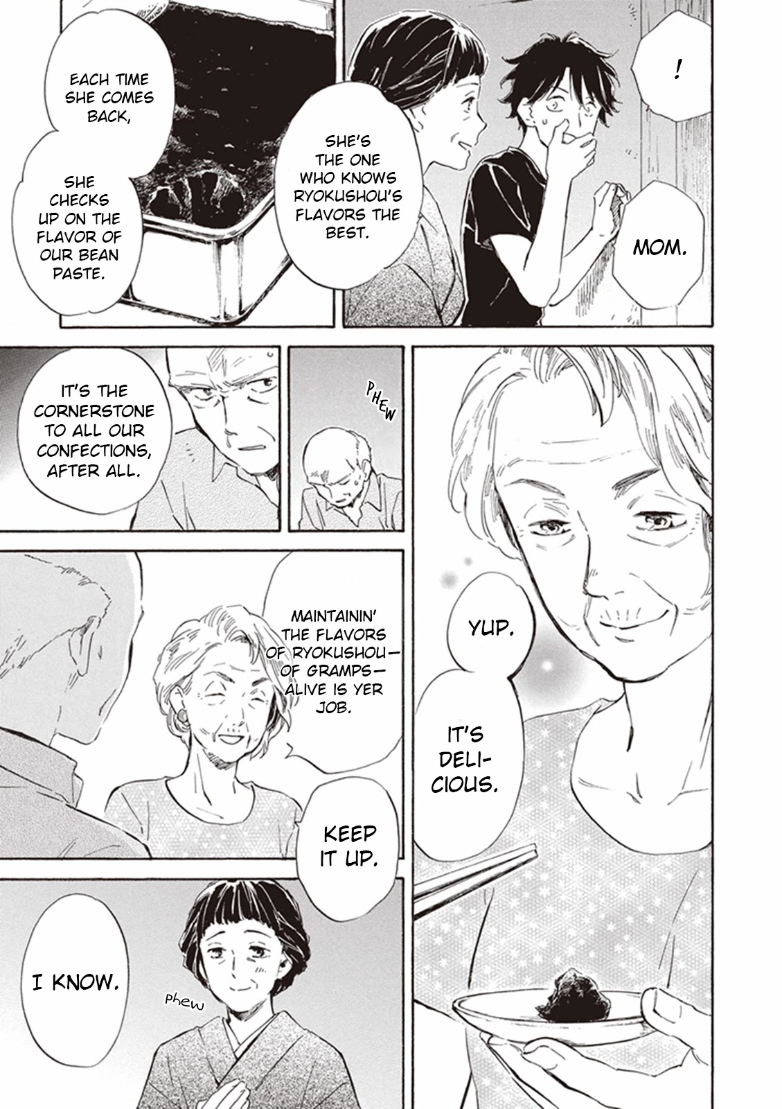 Kyoto & Wagashi & Family Chapter 9 page 13 - Chapter 9: Welcoming Spirits