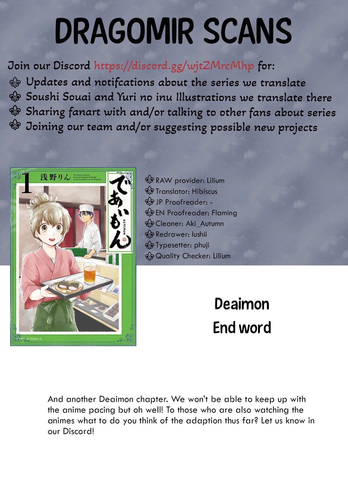 Kyoto & Wagashi & Family Chapter 9 page 37 - Chapter 9: Welcoming Spirits