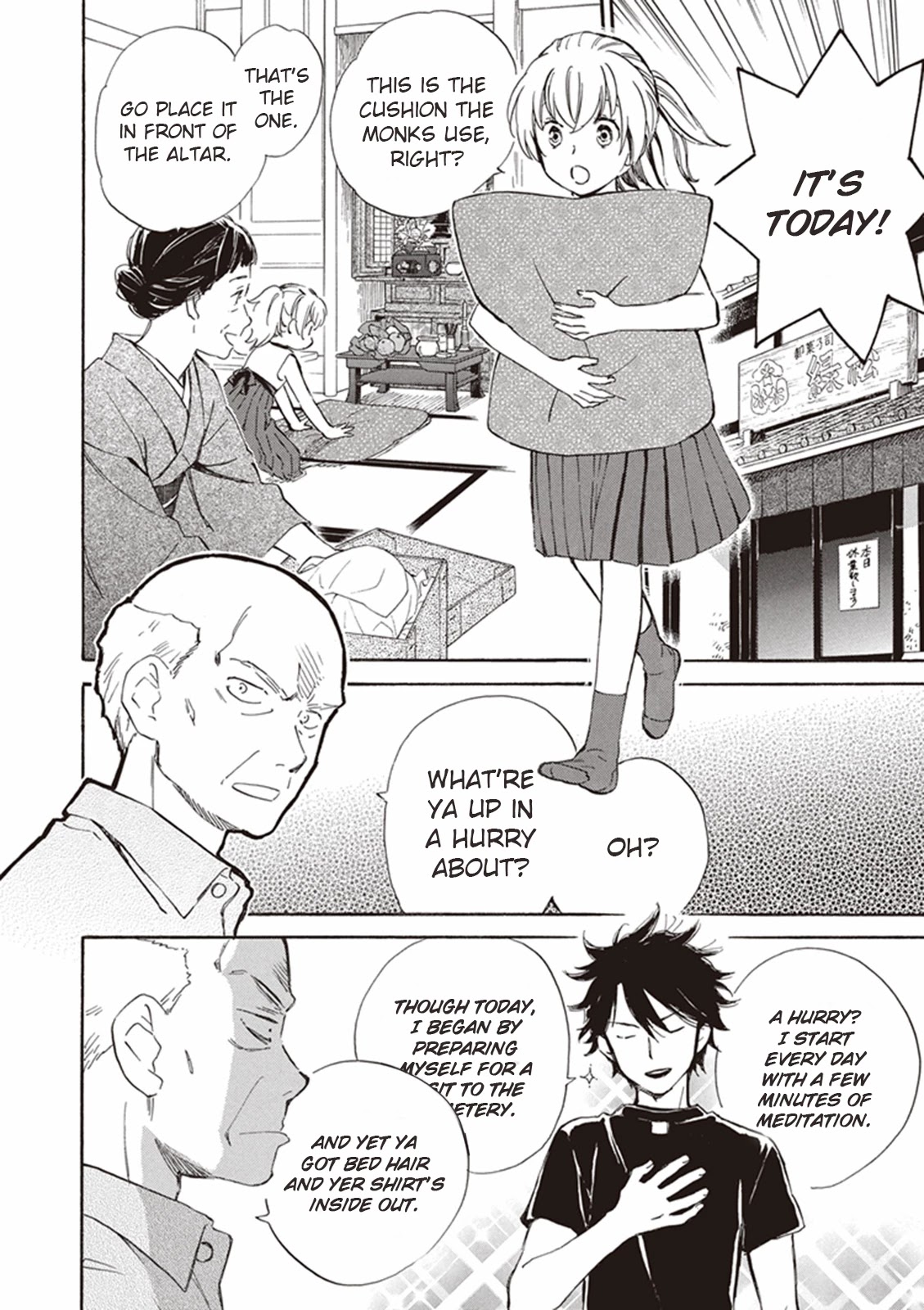 Kyoto & Wagashi & Family Chapter 9 page 4 - Chapter 9: Welcoming Spirits