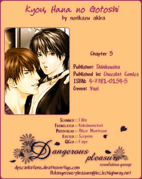 Kyou, Hana no Gotoshi Chapter 5 page 35 - Chapter 5 : Captivated by Love Blooms