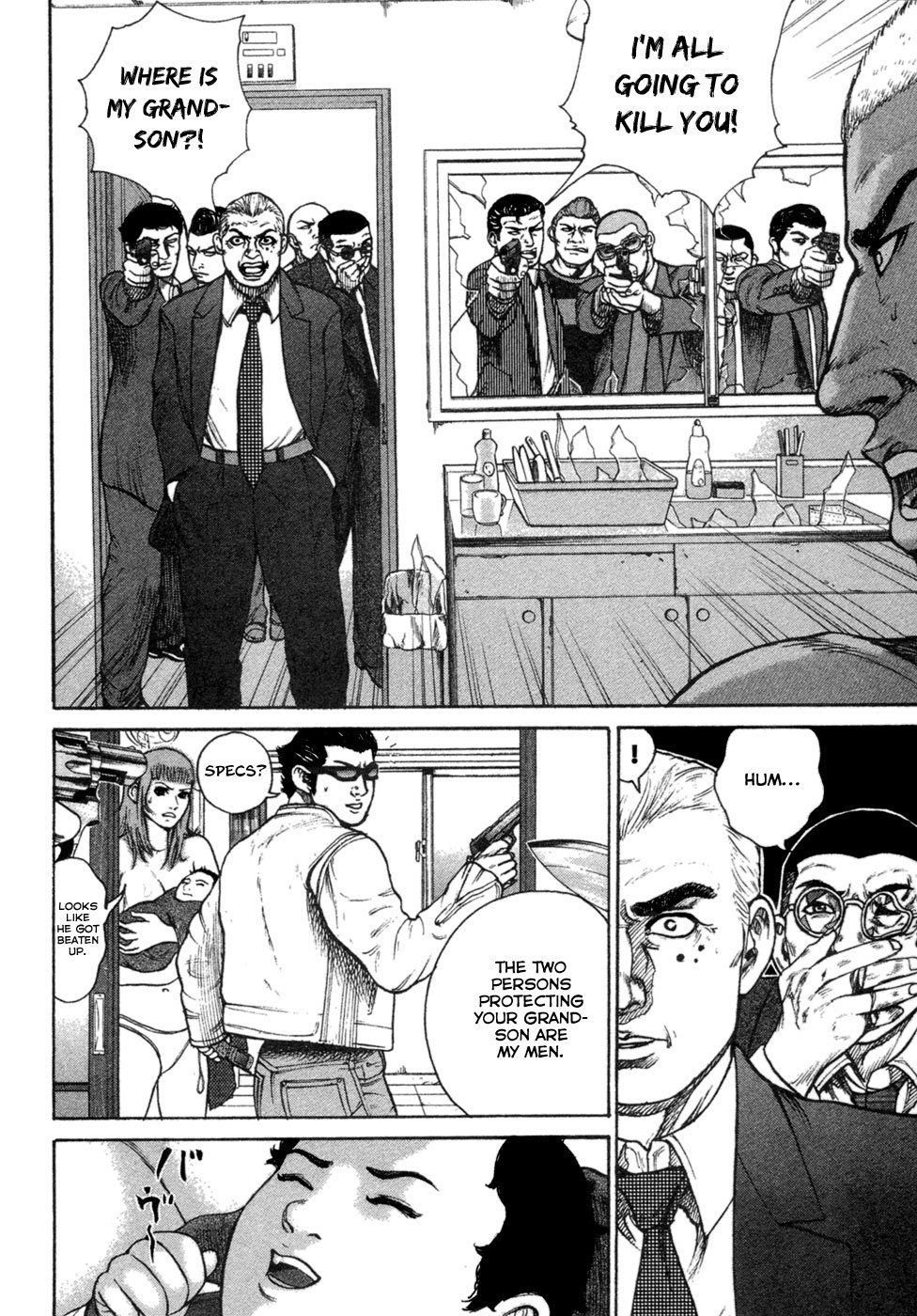 Kyou kara Hitman Chapter 17 page 23 - Chapter 17 : A Cellphone in His Left Hand, a Gun in His Right Hand, and in the Middle...