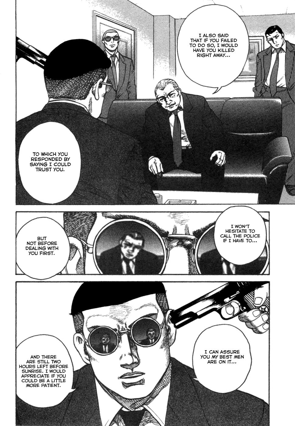 Kyou kara Hitman Chapter 17 page 7 - Chapter 17 : A Cellphone in His Left Hand, a Gun in His Right Hand, and in the Middle...