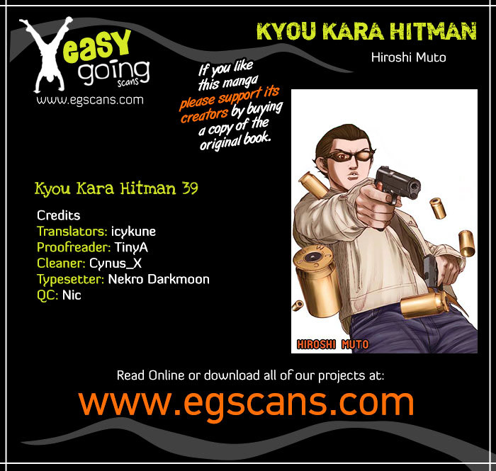 Kyou kara Hitman Chapter 39 page 1 - Chapter 39 : Who Is the Chameleon? (Part III)