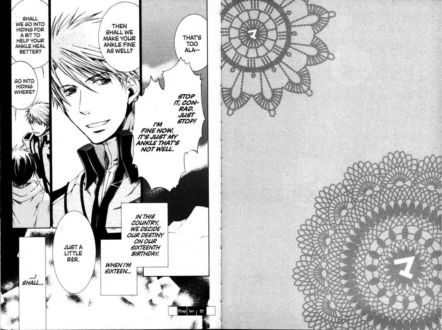 Kyou Kara Maoh Chapter 37 page 1 - Chapter 37 : The Foursome Travel
