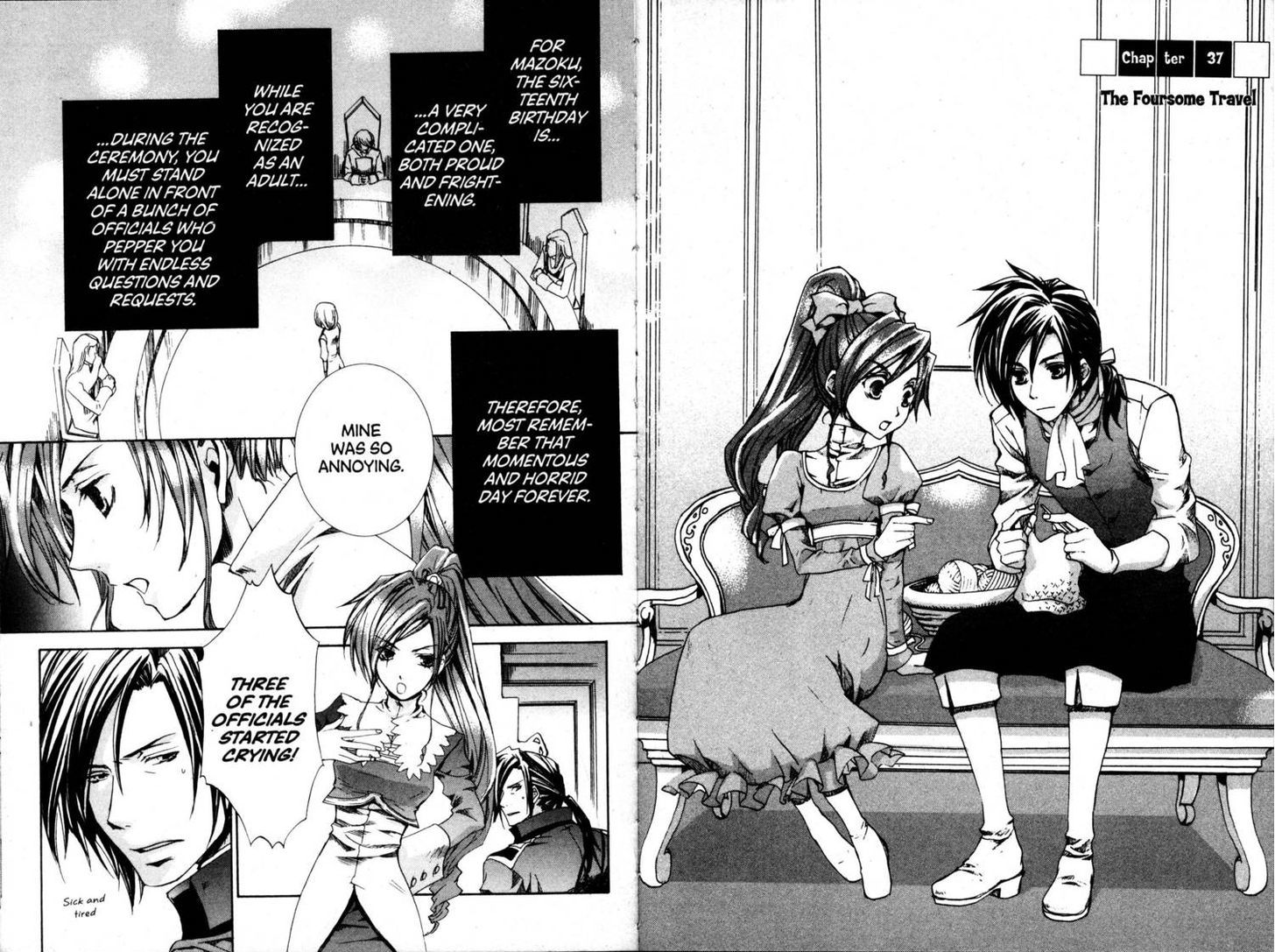Kyou Kara Maoh Chapter 37 page 2 - Chapter 37 : The Foursome Travel