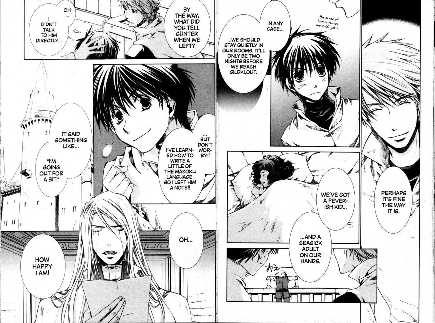 Kyou Kara Maoh Chapter 37 page 9 - Chapter 37 : The Foursome Travel