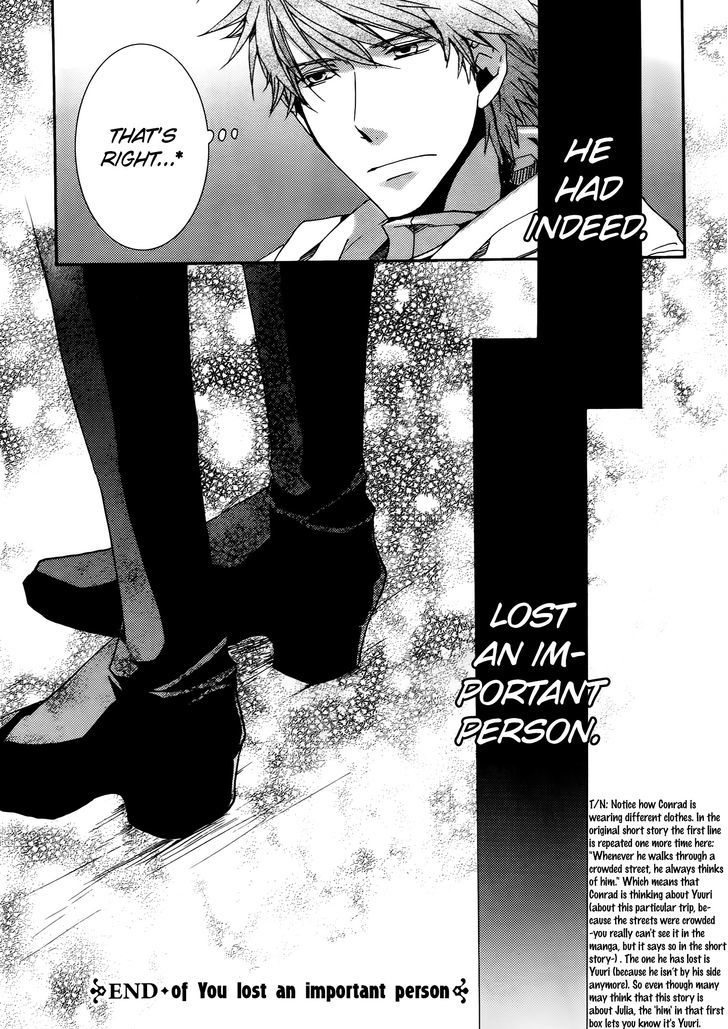 Kyou Kara Maoh Chapter 69.5 page 10 - Chapter 69.5 : You Lost an Important Person