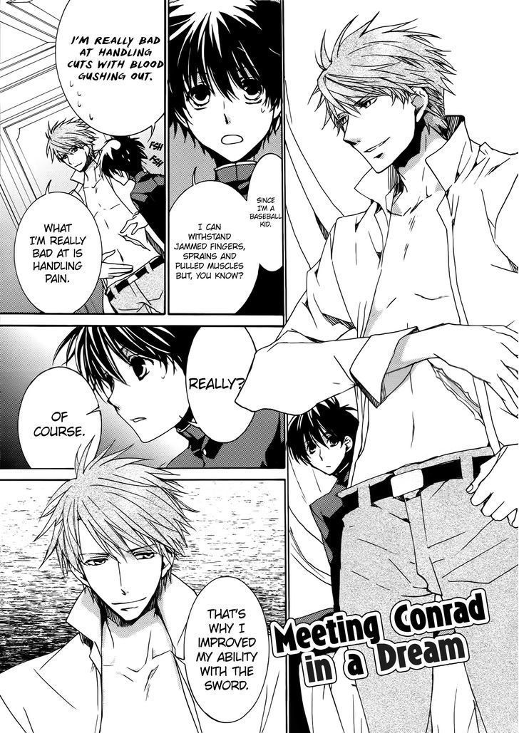 Kyou Kara Maoh Chapter 85.5 page 1 - Chapter 85.5 : Meeting Conrad in a Dream