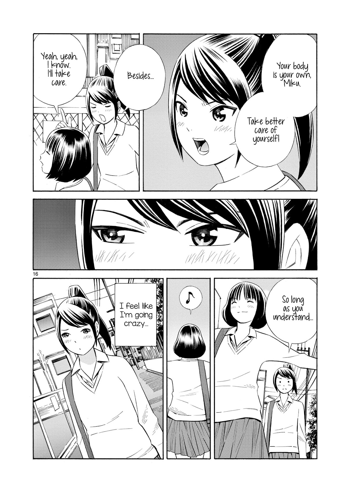 Kyou Kara Mirai Chapter 1 page 16 - Chapter 1: Miku's Confession