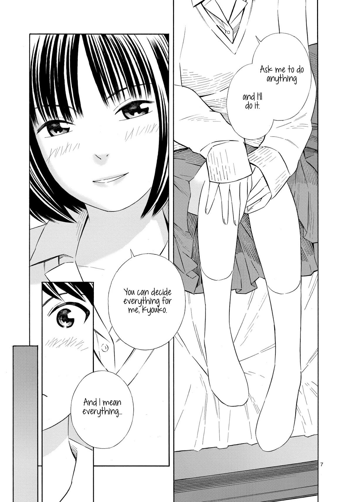 Kyou Kara Mirai Chapter 1 page 7 - Chapter 1: Miku's Confession