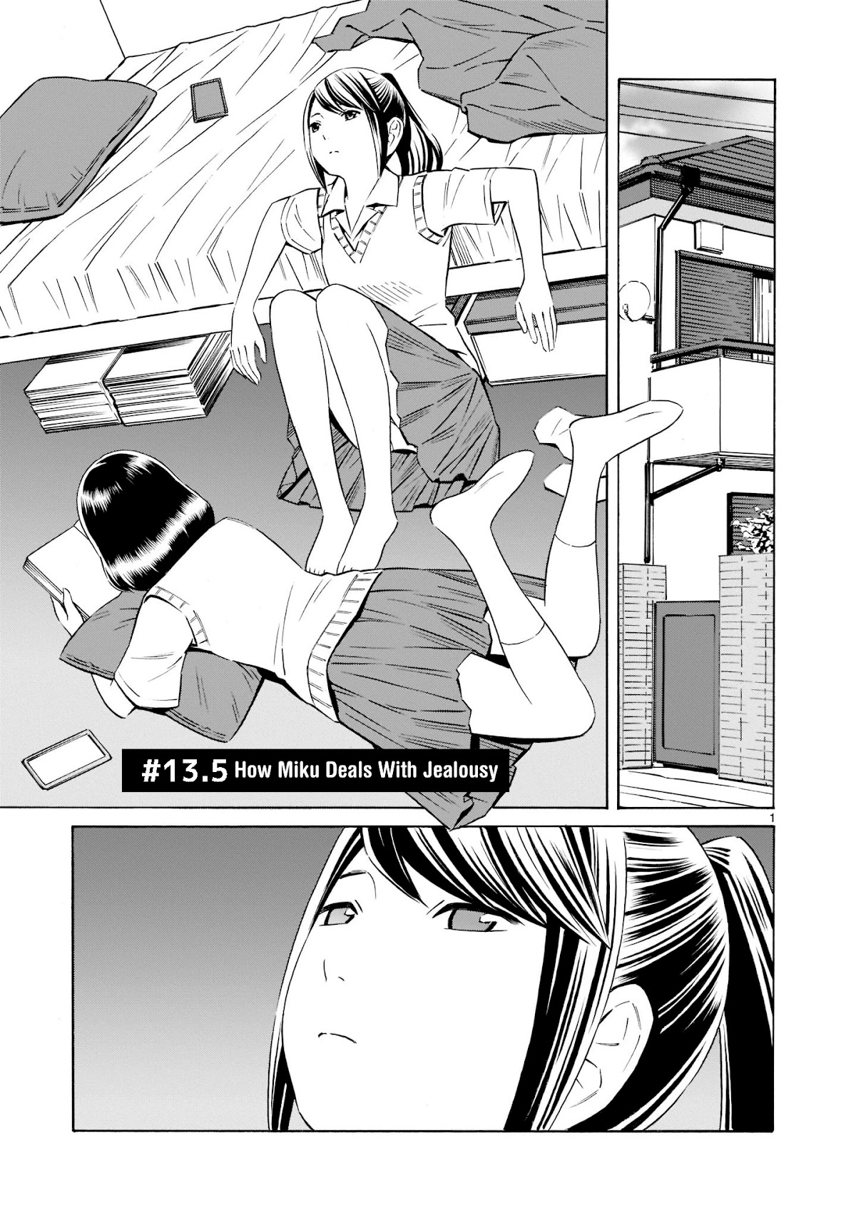 Kyou Kara Mirai Chapter 13.5 page 1 - Chapter 13.5: How Miku Deals With Jealousy