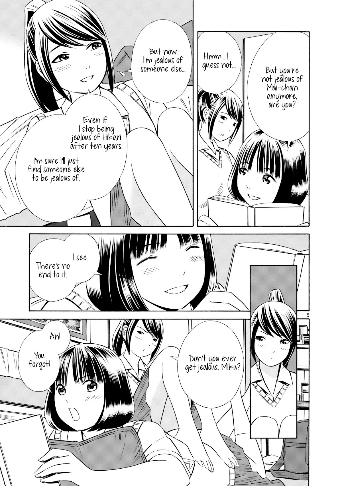 Kyou Kara Mirai Chapter 13.5 page 5 - Chapter 13.5: How Miku Deals With Jealousy